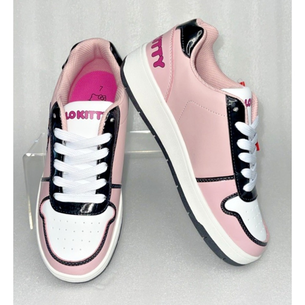 Sanrio Hello Kitty Court Sneakers Women's Size 7 Pink Lace Up Shoes NEW W/ TAGS - Picture 16 of 16